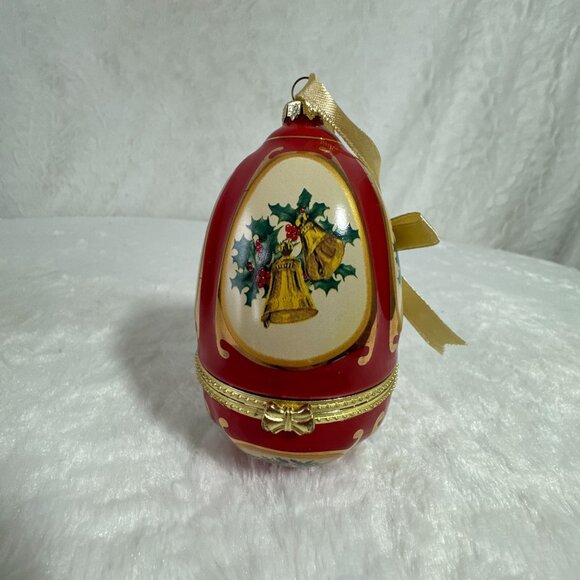 Mr. Christmas Musical Egg Ornament With Instruction Manual Valerie Parr Hill - Picture 1 of 6
